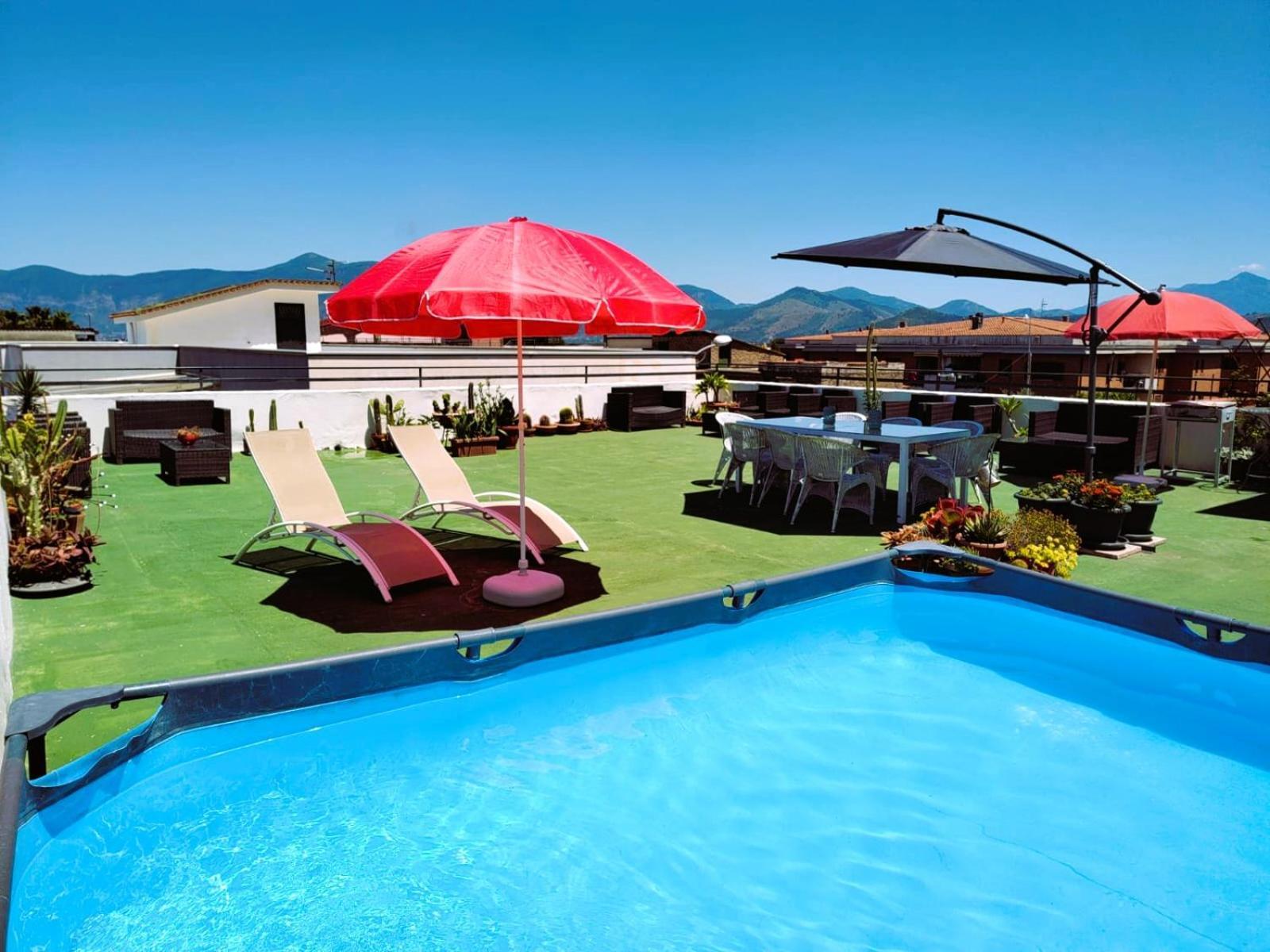 Palazzo Di Donna Panoramic Terraces And Private Parking Strategic To Amalfi Coast, Pompei, Napoli Villa Sant'Egidio del Monte Albino Ngoại thất bức ảnh