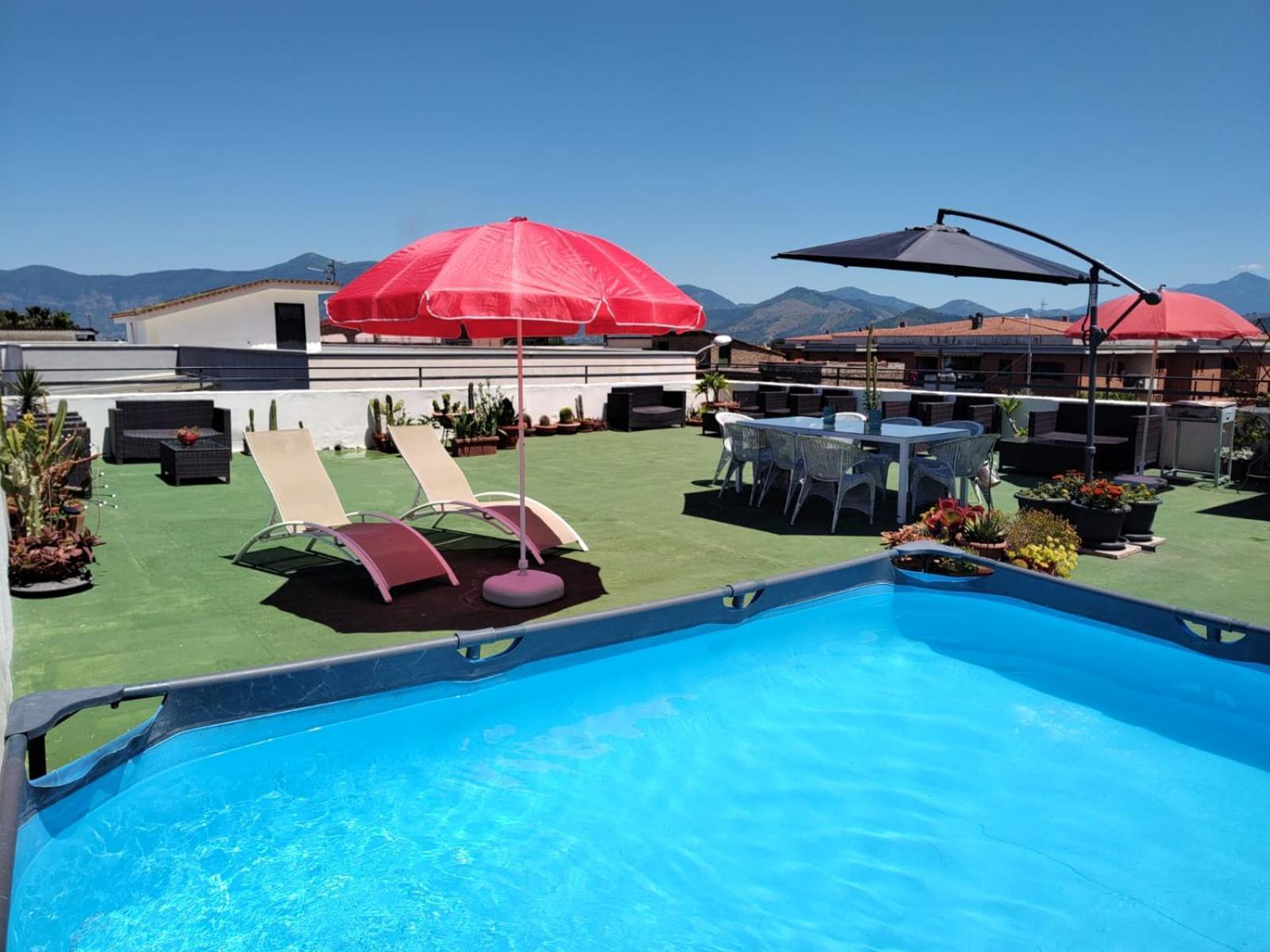 Palazzo Di Donna Panoramic Terraces And Private Parking Strategic To Amalfi Coast, Pompei, Napoli Villa Sant'Egidio del Monte Albino Ngoại thất bức ảnh